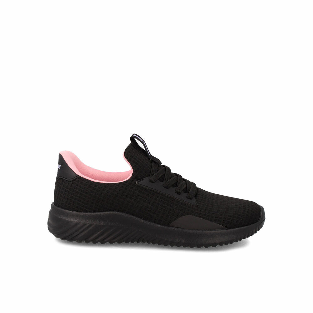 Zapatilla Niña Bubblegummers Cool Negro - Rosado image number 0.0